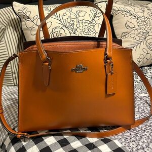Coach Tatum Carryall in Burnt Orange. Beautiful Bag Rarely Used